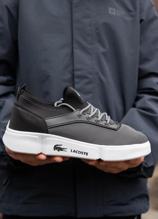 Lacoste black silver1 фото