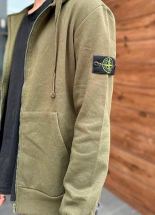 Олімпійка зіп худі stone island