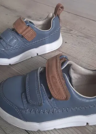 Шкіряні кросівки-туфлі  clarks (р.22,5)