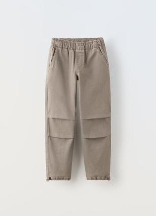 Брюки, штани, джинсы, джогери zara, колекція 2024, на 140 см