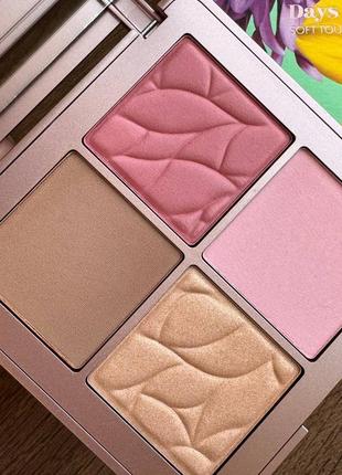 Палитра для лица kiko milano days in bloom soft touch face palette