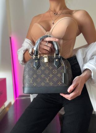 Сумка женская в стиле louis vuitton alma brown