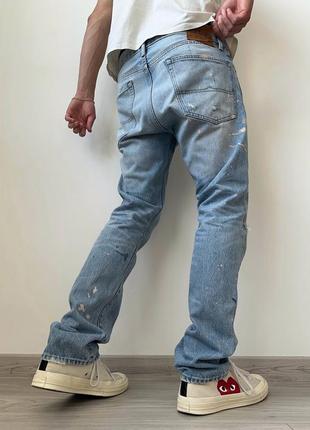 Чоловічі джинси брюки штани мужские джинсы штаны denim &amp; supply ralph lauren slim fit painted denim jeans dsquared2 diesel g-star levi’s