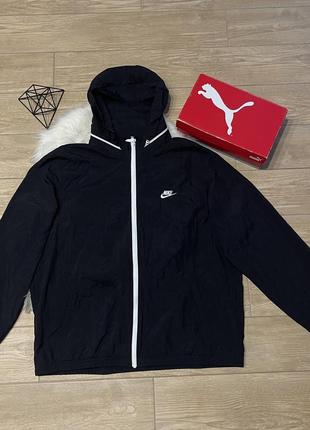 Мужская нейлоновая ветровка nike xl оригинал