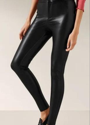 Esmara, женские джеггинсы, экокожа, р. eur 36