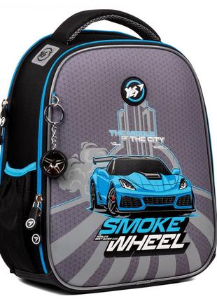 Рюкзак школьный каркасный smoke wheel yes h-100