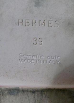 Шлепанцы hermes 39 размер