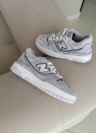 New balance 550 purple white