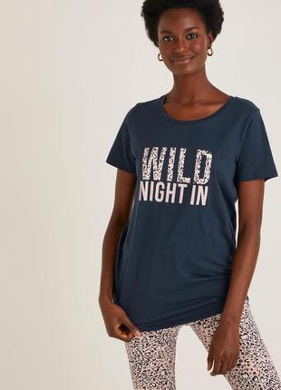 Пижамный комплект wild night in slogan2 фото