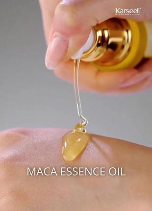 Олія для волосся maca essence oil  у склі від karseell опт та роздріб4 фото