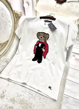 Футболка женская в стиле ralph lauren🔥