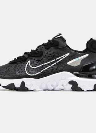 Чоловічі кросівки nike react vision black white