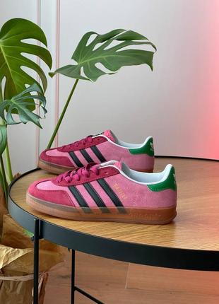 Кроссовки gucci x adidas gazelle pink 2