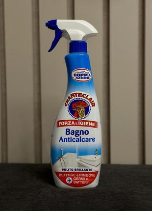 Спрей для чистки ванной комнаты chanteclair bagno от известкового налета 625 мл🩵