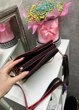 Женская стильная и качественная сумка из натуральной замши и эко кожи коричневая7 фото