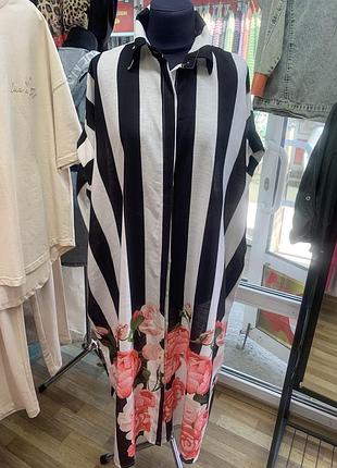 Сукня жіноча літня льон