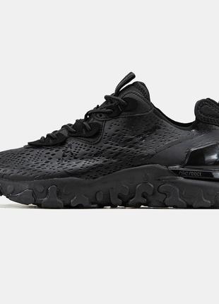 Мужские кроссовки nike react vision all black 3
