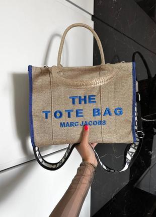 Сумка жіноча в стилі marc jacobs tote bag textile