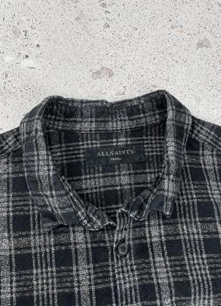 Allsaints flannel shirt men’s чоловіча сорочка оригінал2 фото