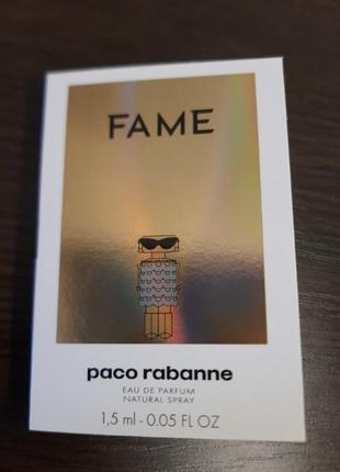 Paco rabanne fame 1,5 мл