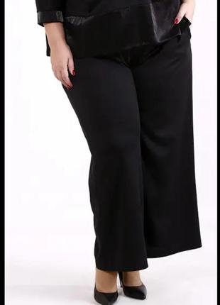 Брюки жіночі чорні штани на резинці як класика так і спортивні штани чорні classics- xl,xxl2 фото