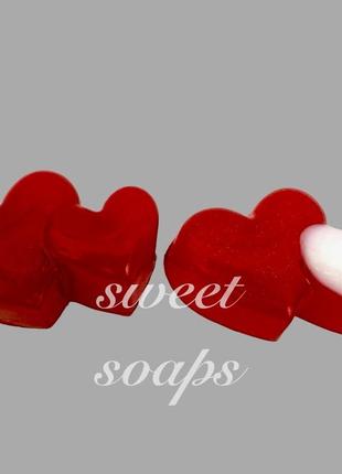Сувенірна мило "подвійне серце"