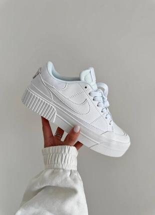 Кроссовки nike court legacy full white premium