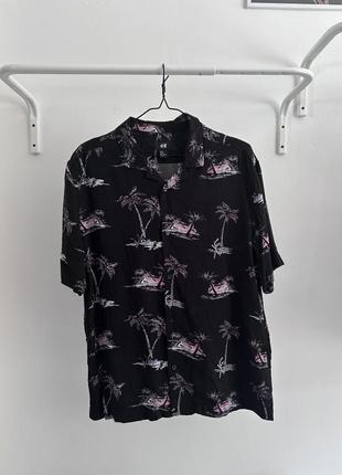 Базовая летняя рубашка h&amp;m &lt;unk&gt; цена 390 грн