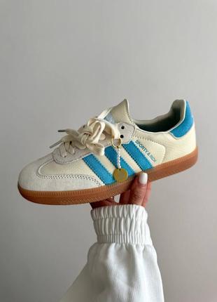 Кросівки adidas samba  sporty & rich blue premium