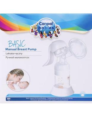 Молокоотсос canpol babies basic ручной1 фото