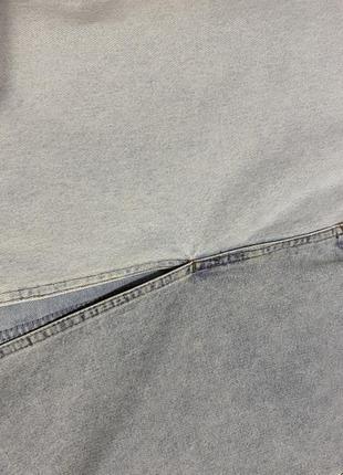 Джинсовая юбка в стиле zara длина мыды5 фото