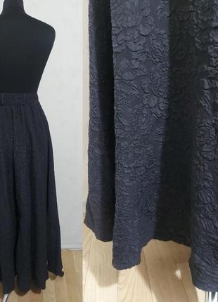 Шелковая юбка в винтажном стиле с набивным рисунком biba+pariscop5 фото