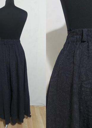 Шелковая юбка в винтажном стиле с набивным рисунком biba+pariscop4 фото