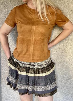 Блузка замшева футболка від бренду atmosphere