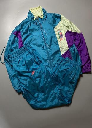 Мужской спортивный костюм nike nylon vintage 80s