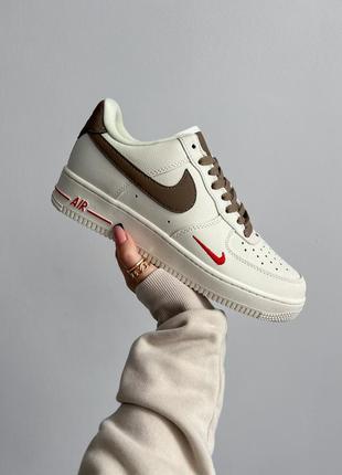 Кроссовки nike air force 1 yohood rice white