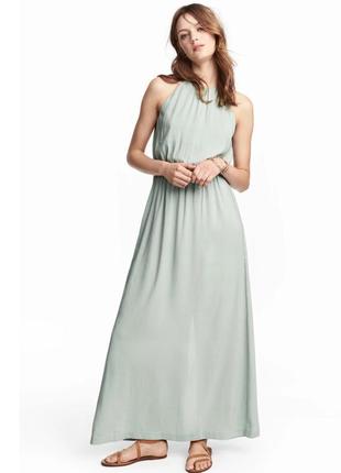 Довга літня шифонова сукня Фотболочка h&m з повітряної легкої тканини.