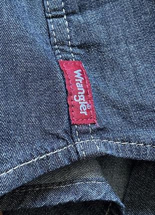 Сорочка джинсова wrangler на кнопках розмір s7 фото