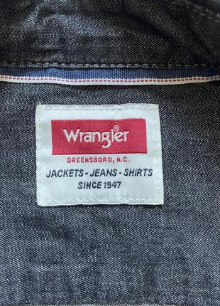 Сорочка джинсова wrangler на кнопках розмір s4 фото