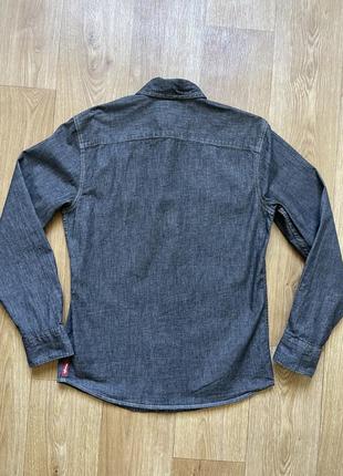 Сорочка джинсова wrangler на кнопках розмір s6 фото