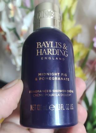 Парфюмированный крем для душа baylis & harding fig & pomegranate