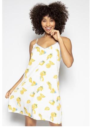 Рубашка пижама в лимонах