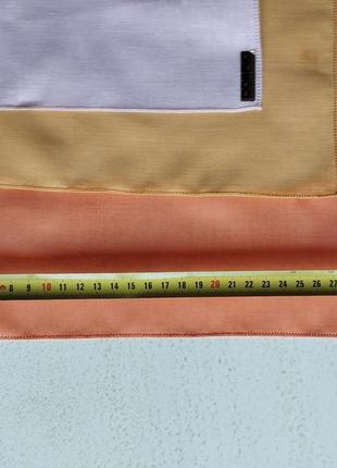Doerig😍 швейцарское качество👌 однотонные носовые платинки, носовики 30х32 из сверхтонкого льна🤩👍4 фото