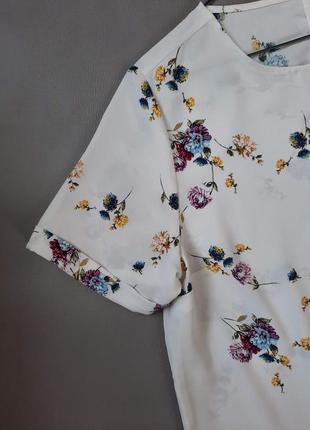 Нежная блуза цветочный принт №7063 фото