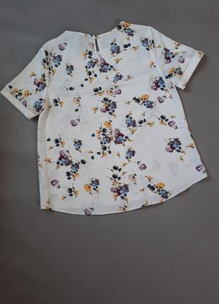 Нежная блуза цветочный принт №7064 фото