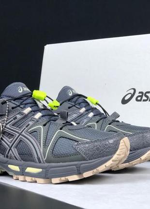 Чоловічі кросівки asics gel kahana сірі весна осінь1 фото