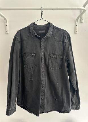 Чоловіча джинсова сорочка primark | ціна 550 грн