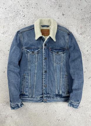 Levis type 3 trucker sherpa jacket мужская куртка шерпа оригинал