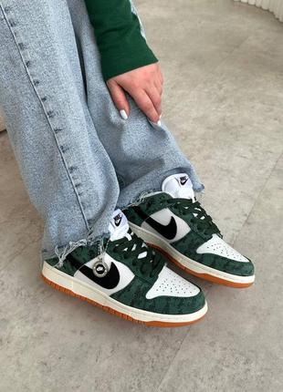 Кроссовки nike dunk green snake