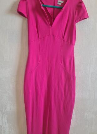 Платье розовое миди asos по фигуре6 фото